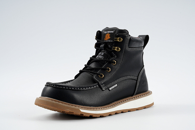 Anti-proof Work Shoes With PU Injection Molding Sole And Kevlar Midsole