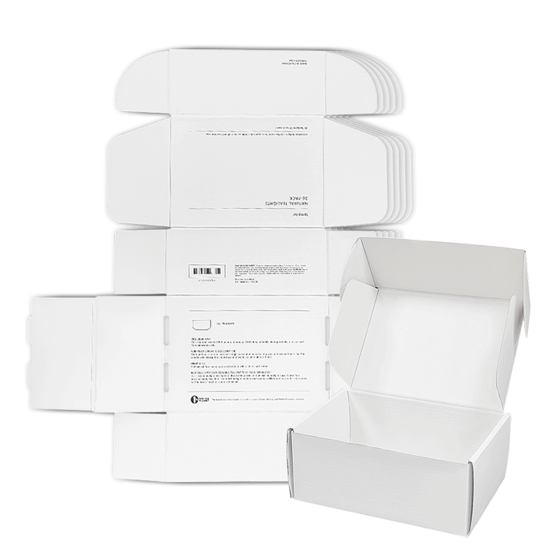 Customized Pet Clothes Dog Harness Packaging Box Folding White Mailer Shipping Corrugated Box