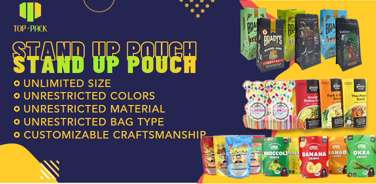 Wholesale Custom Printed Brown Kraft Paper Non Printed Pure Foil Bags Middle Seal Gusset Pouches
