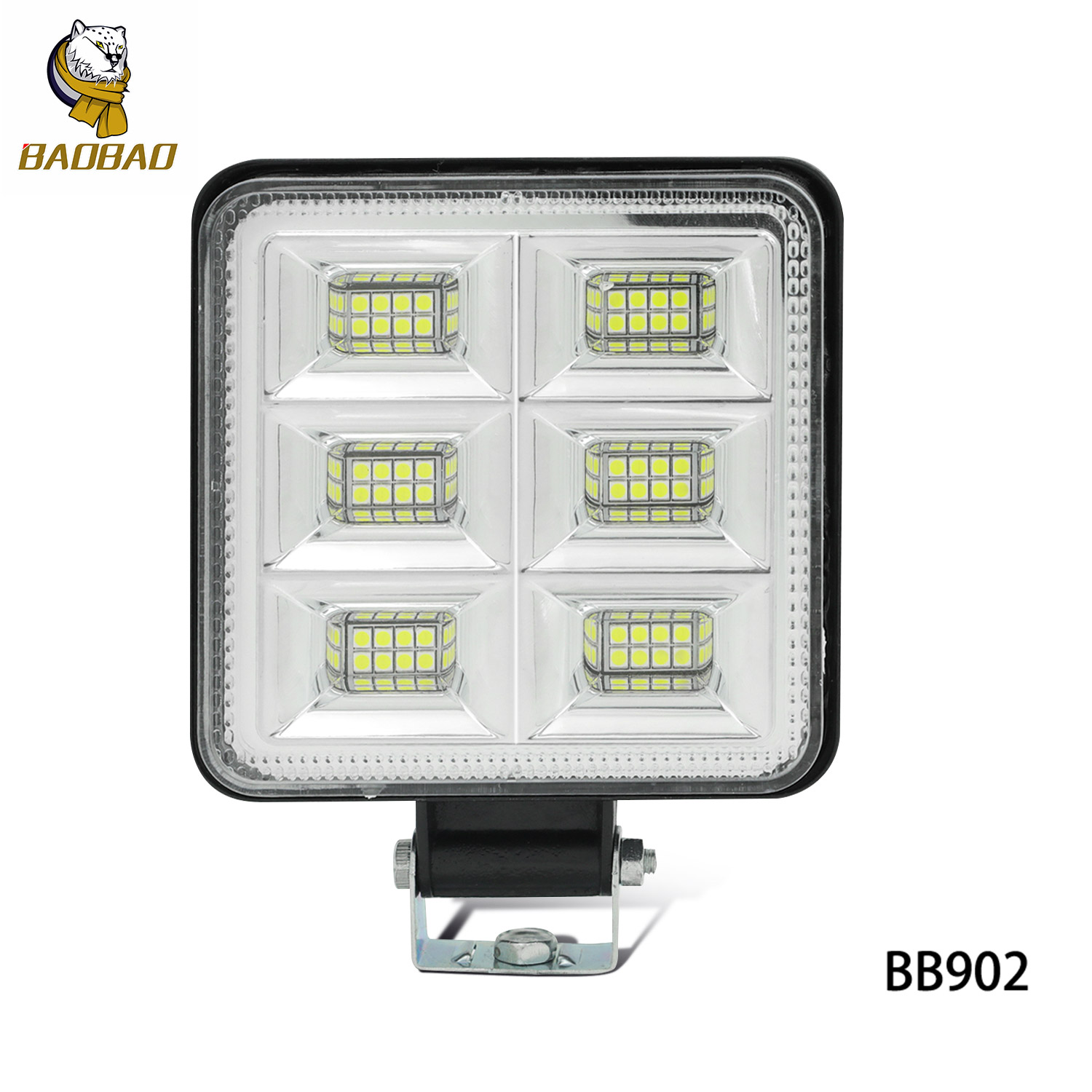 4 Inch 72W 48LED Square LED Work Lights Off Road Outdoor LED Lamp Parts