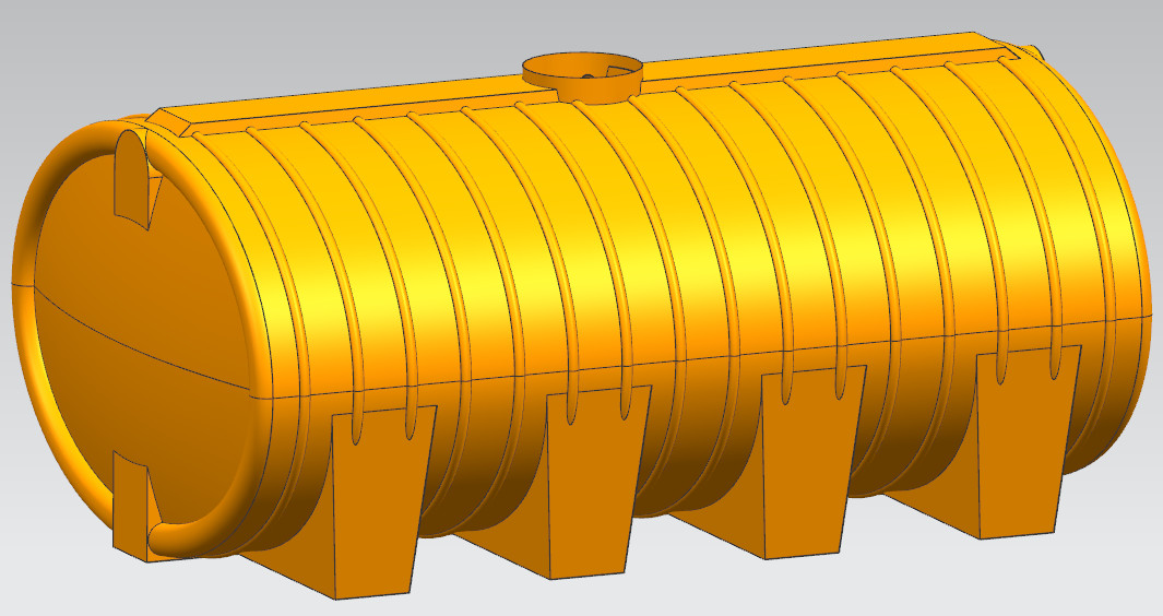 Aging Resistance 10T Roto Moulding Water Tank Forging