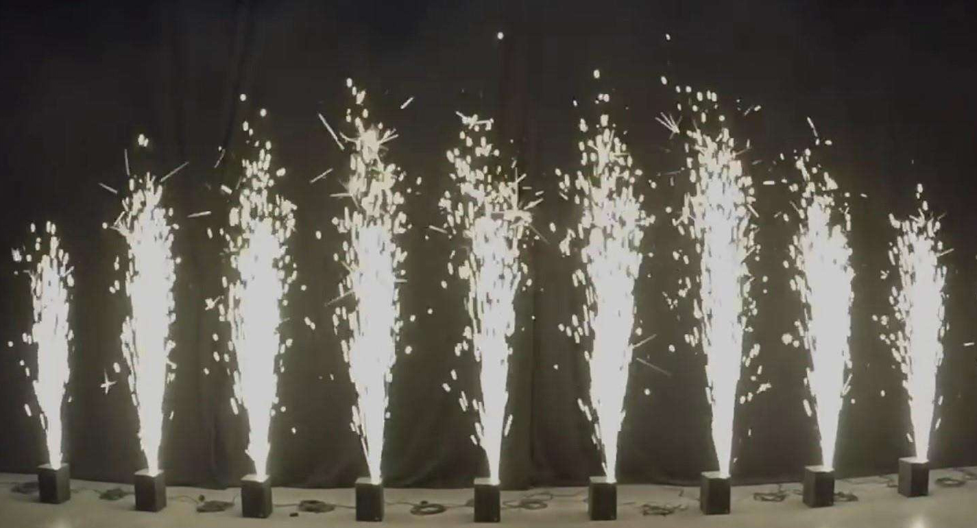 Indoor Celebration 650w Stage Fireworks Cold Spark Machine Pyro