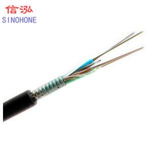 48 Core Optical Fiber Cable , Buried Fiber Optic Cable High Strength