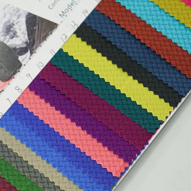 100% Polyester Jacquard Weave PU Fabric Waterproof Anti Static