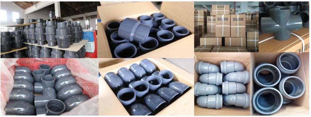 High Quality Pn12.5 and Pn16 PVC Cross Tee Pipe Fittings for Water Supply!