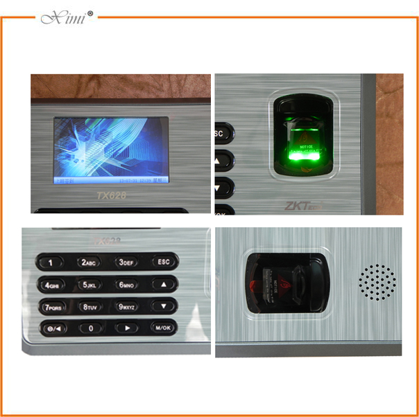 Tx628 3000 Users Office Machine Tcp/Ip Rfid Reader Fingerprint Biometric Terminal Zkteco Fingerprint Time Attendance