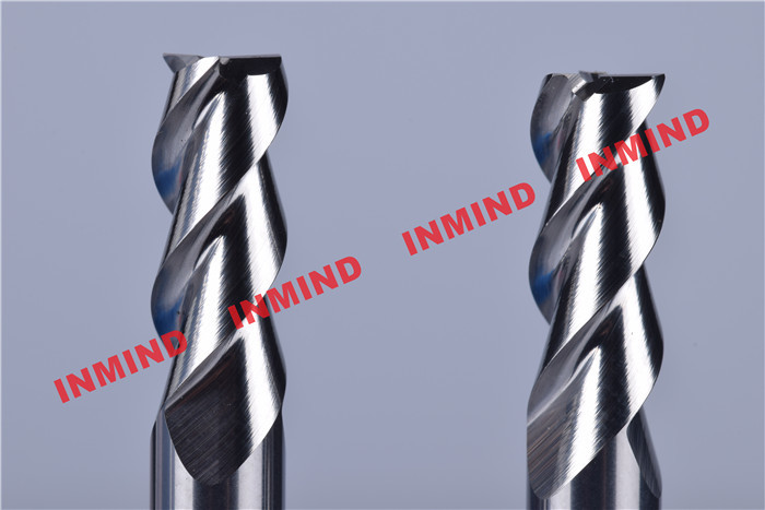 30º Helix Angle End Milling Cutter / Aluminum Cutting End Mills HRC50 Hardness