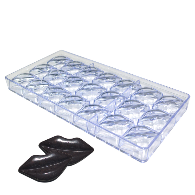 DIY PC Cake Decorating Chocolate Molds Silicone Mouth Shape