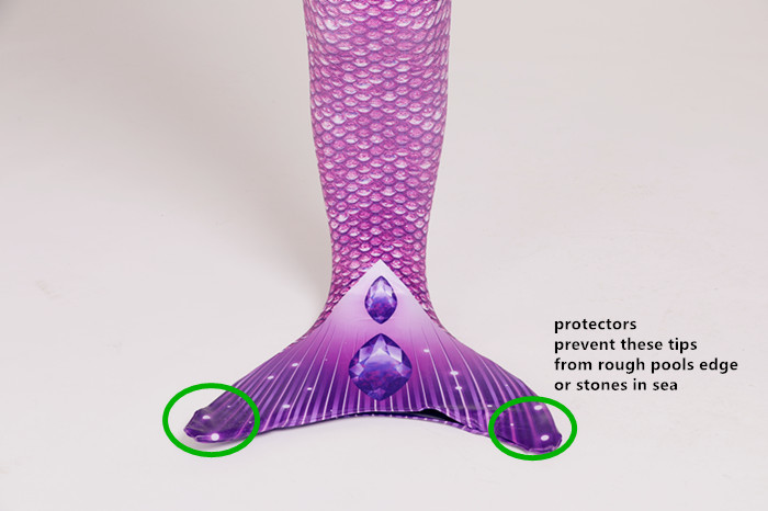 3D Printing Swimmable Mermaid Tails For Kids / Adults Spandex Polyester Material