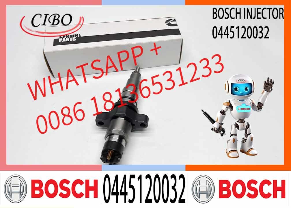 Diesel Common Rail Fuel 0 445 120 032 Fuel Injector 0445120032 For CNozzle 0445120069 For Engine 3976646/4930440/5254684