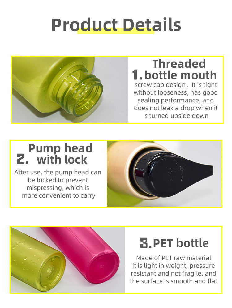 120ml 150ml Makeup Remover Bottle Pet Oil Cleansing Packaging