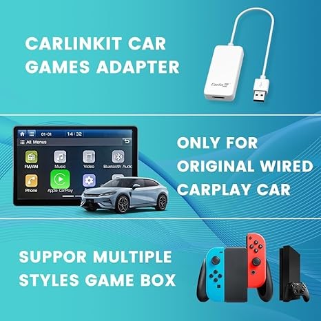 Multimedia Connectivity Wired Carplay Hdmi Video Input Conversion Box 1080P Car TV Mate Adapter HD2CP