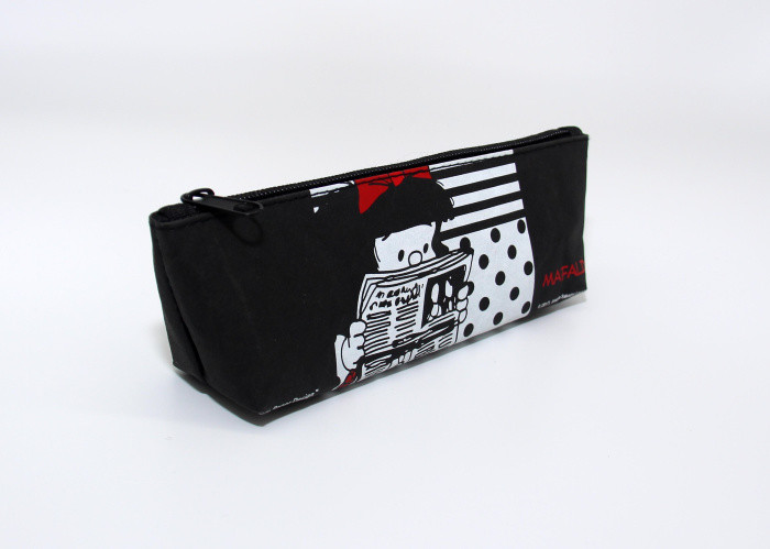 New Design Attractive Printing Washable Kraft Paper Pencil Bag Recycled Pen Bag For Kids