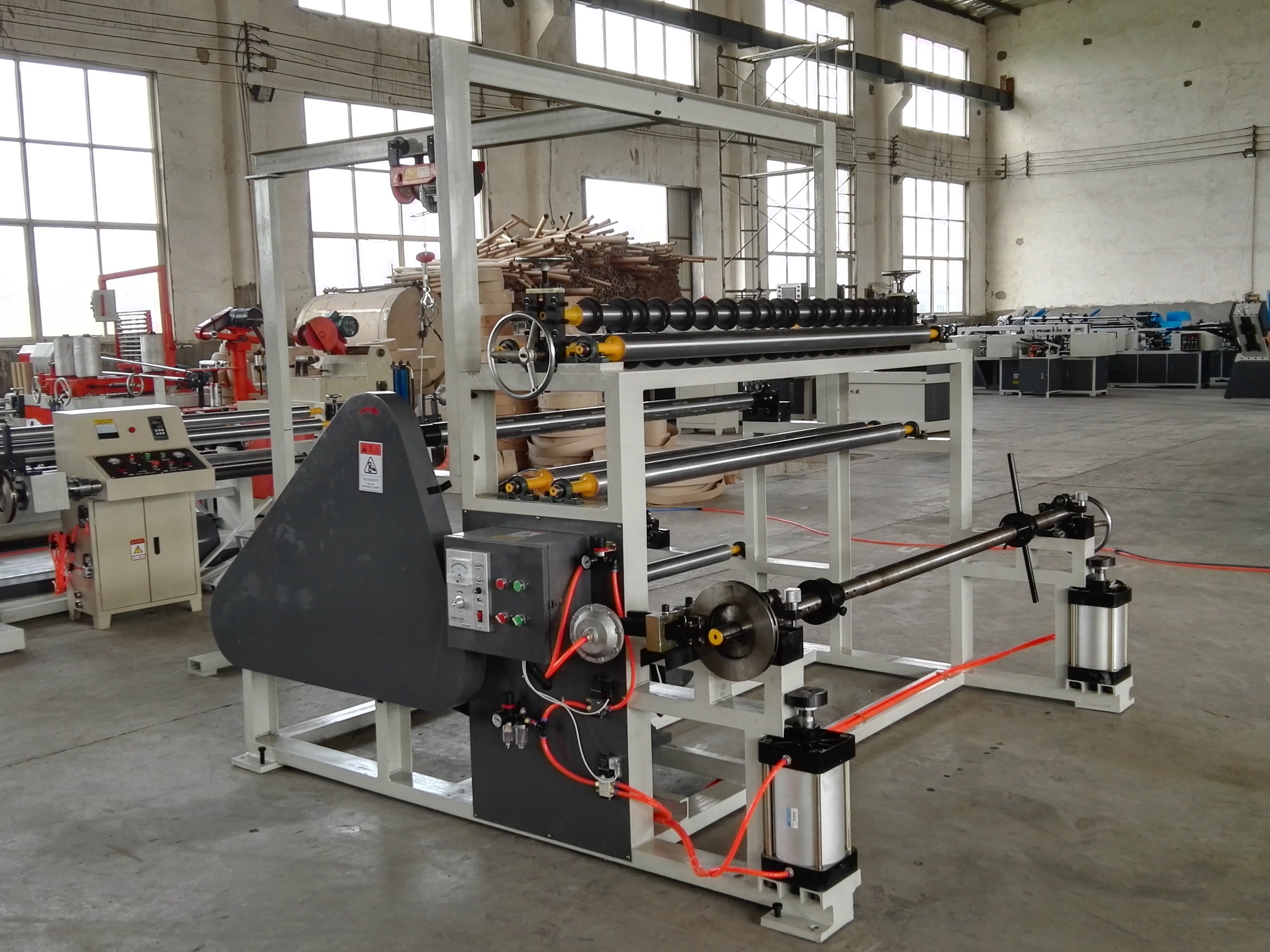 5.5kw Paper Slitter Rewinder Machine Paper Roll Cutting Slitting Machine Easy To Use