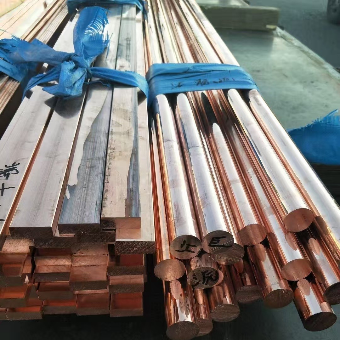 C110 copper flat bar , copper square bars Width EN 10204-3.1 Certificate