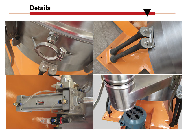 Electric Fine Mesh Sieve Cocoa Powder Rotary Screening Machine