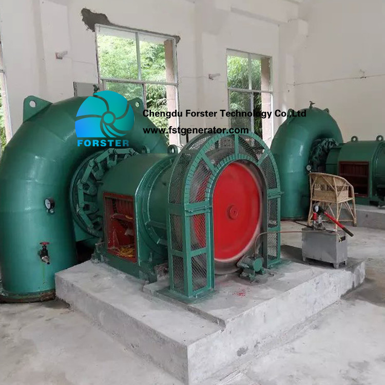 High Voltage Water Powered Electric Generator , Water Dam Turbine 440kw-8.5mw