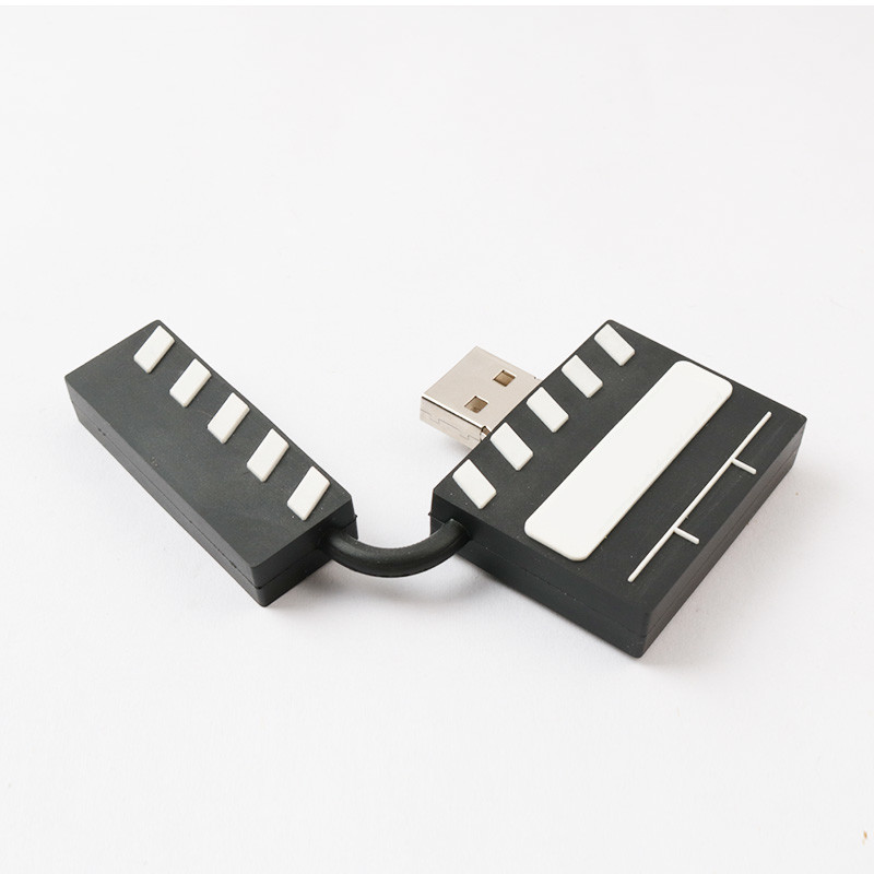 Open Mold Film Shapes 3D PVC USB Flash Drive 128GB 256GB Customized