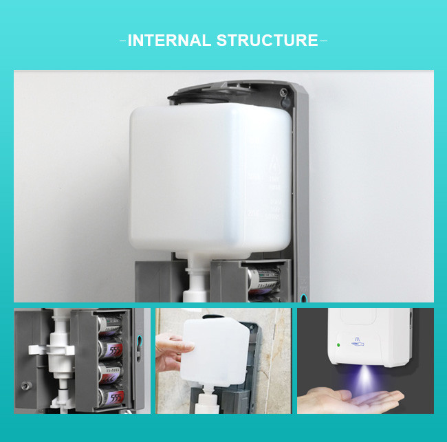 ABS Plastic Hands Free Floor Stand Touchless Sanitiser Dispenser
