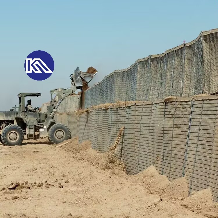 Anti Corrosive Welded Flood Gabion Protective Barrier Blast Wall Easy To Install Defensive Barrier Bastion