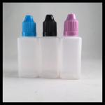 Durable 30ml Childproof LDPE Dropper Bottles Small Capacity Plastic Container