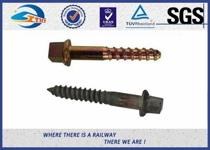 Railway Sleeper Fixing Black Oxide Screws UIC864-1 NF F500-50 Standard