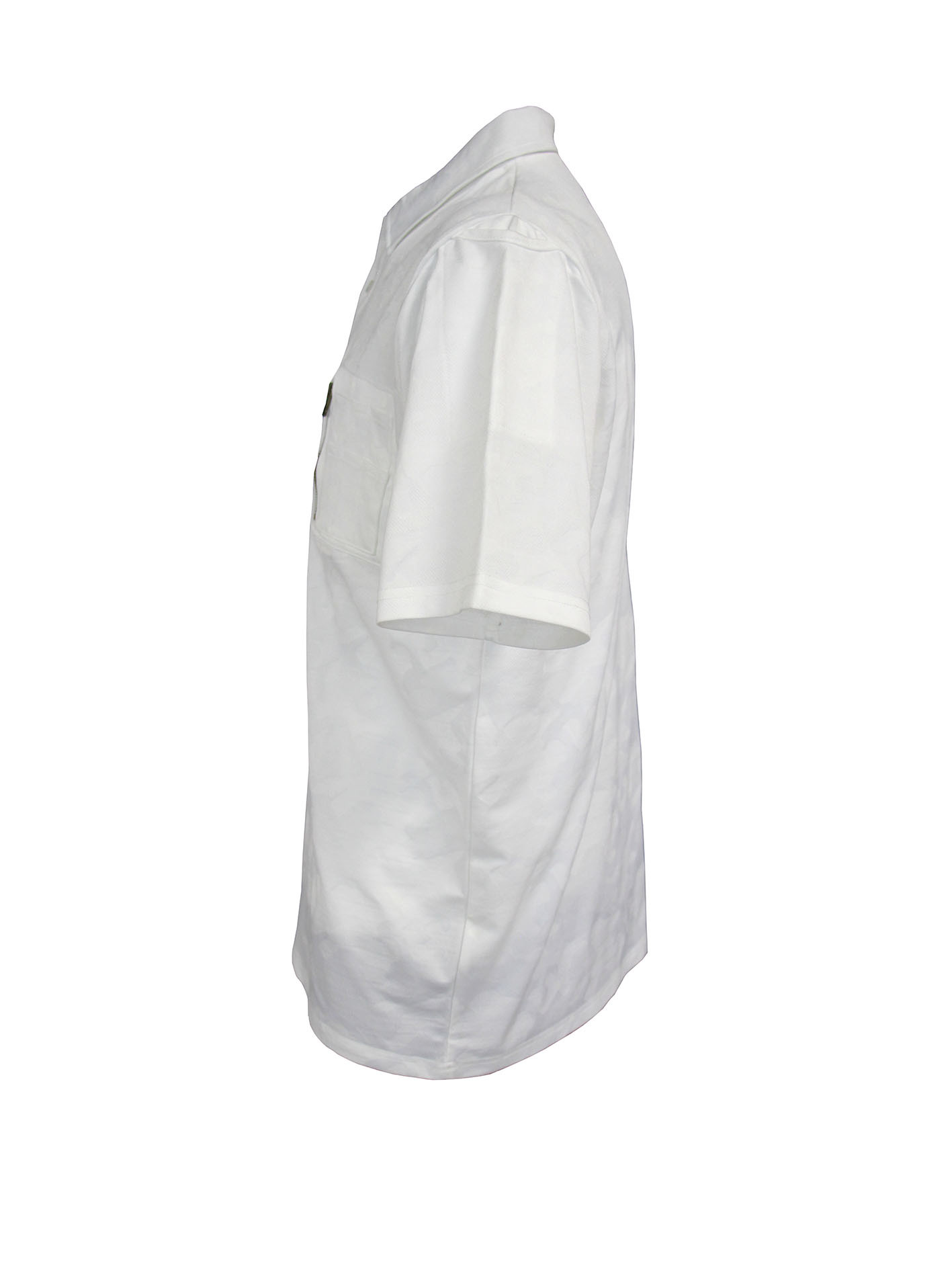 180G T Shirt 80 Cotton 20 Polyester With Irregular Woven Pattern And Mesh