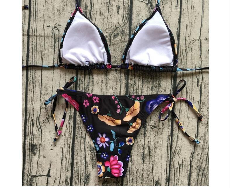 Sexy Leopard Bikinis 2018 Micro Bikini Push Up Thong Bikini High Cut swimsuit women Mini suit women swimsuit