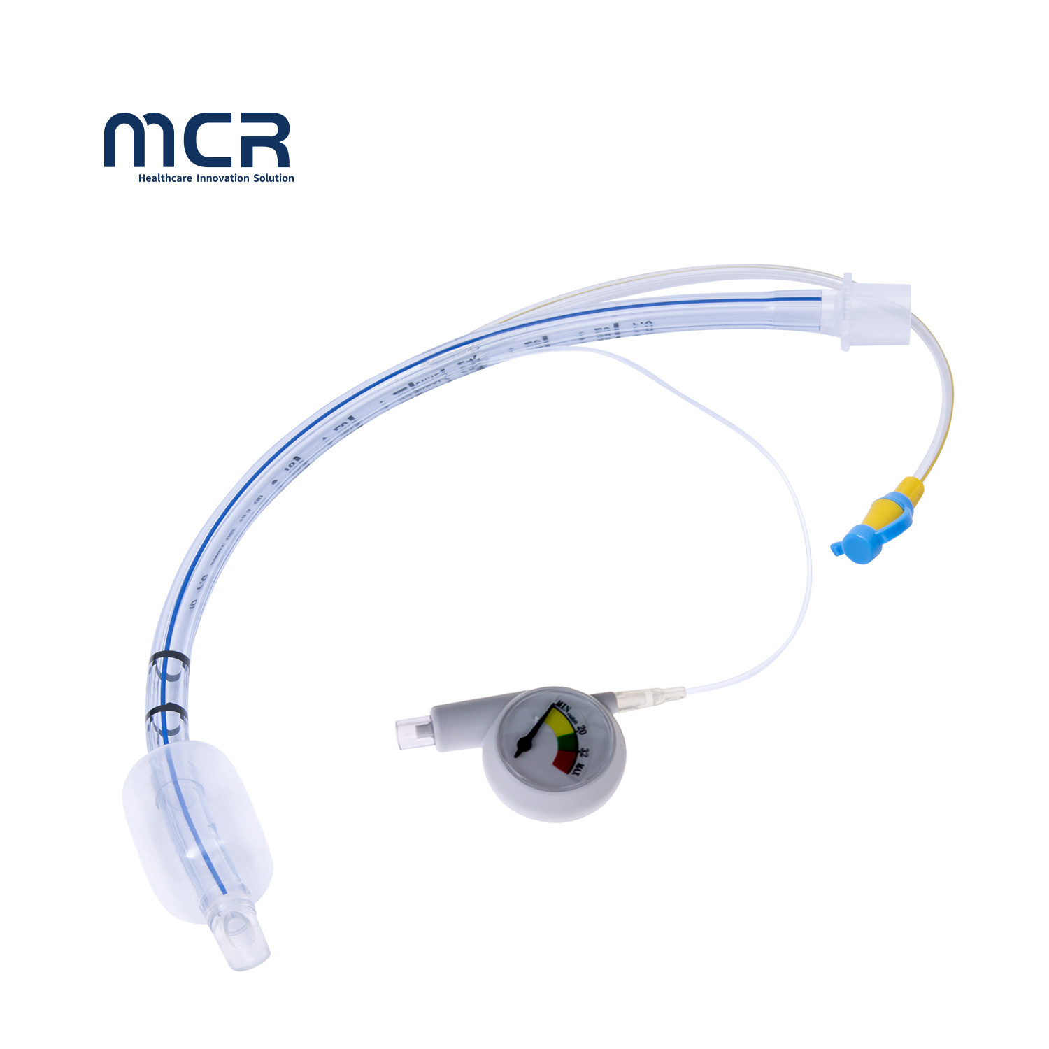 Reduced VAP Incidence Hot Sale Flexible Soft Balloon Endotracheal Tube With Dial Pressure Indicator