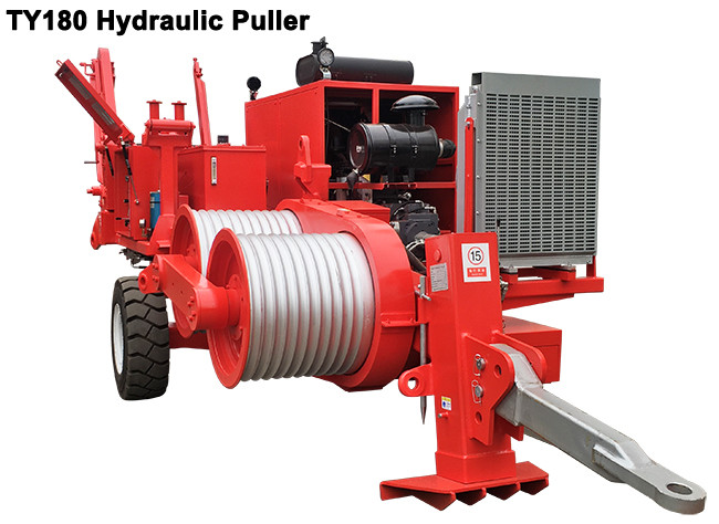 180kN Hydraulic Cable Puller Max Continuous Pulling Force 150 KN