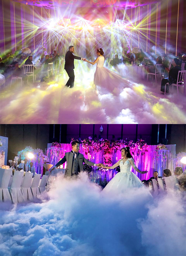 3500W Low Lying Smoke Machine Dry Ice Smoke Machine For Wedding Stage Party