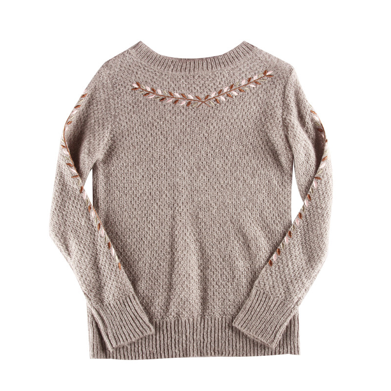 Stockpapa Ladies Loose Knitted Sweater Pullover Long Women Sweater