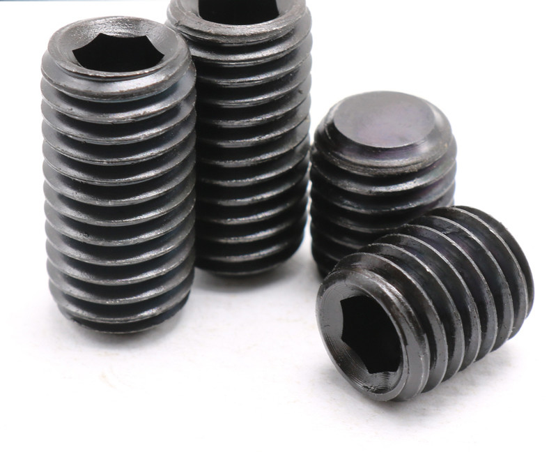 Class 12.9 Alloy Steel Hexagon Socket Drive Headless Screws with Flat Point