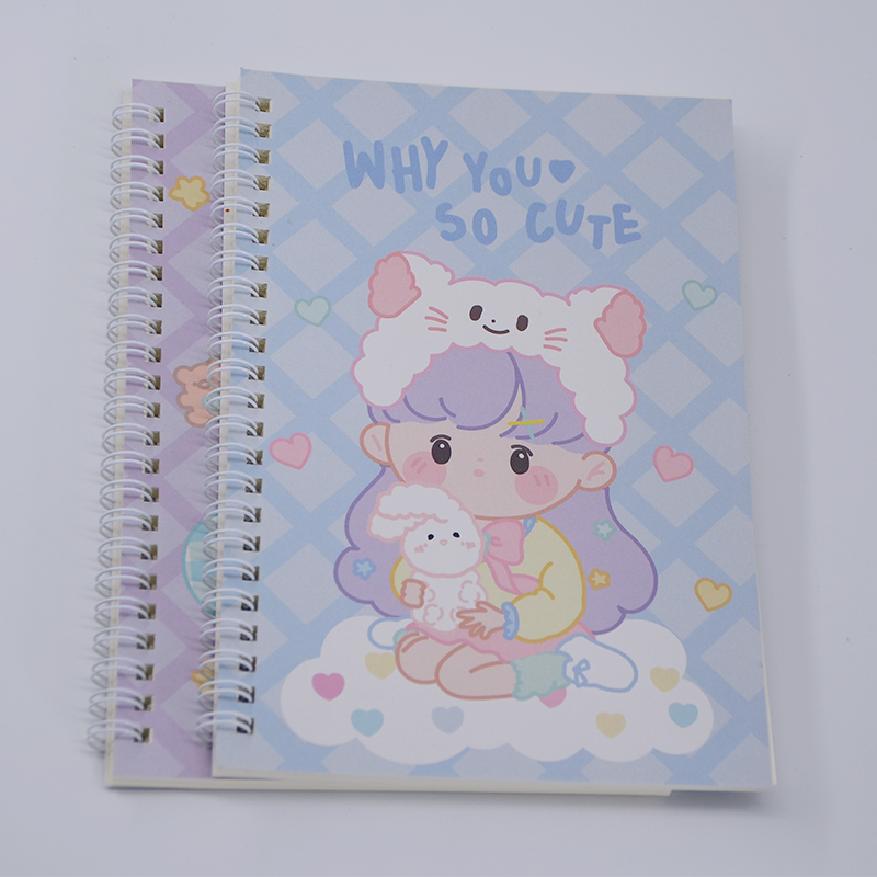 Gift Custom Print Kawaii Diary Classmate Notebooks for Office and School Students