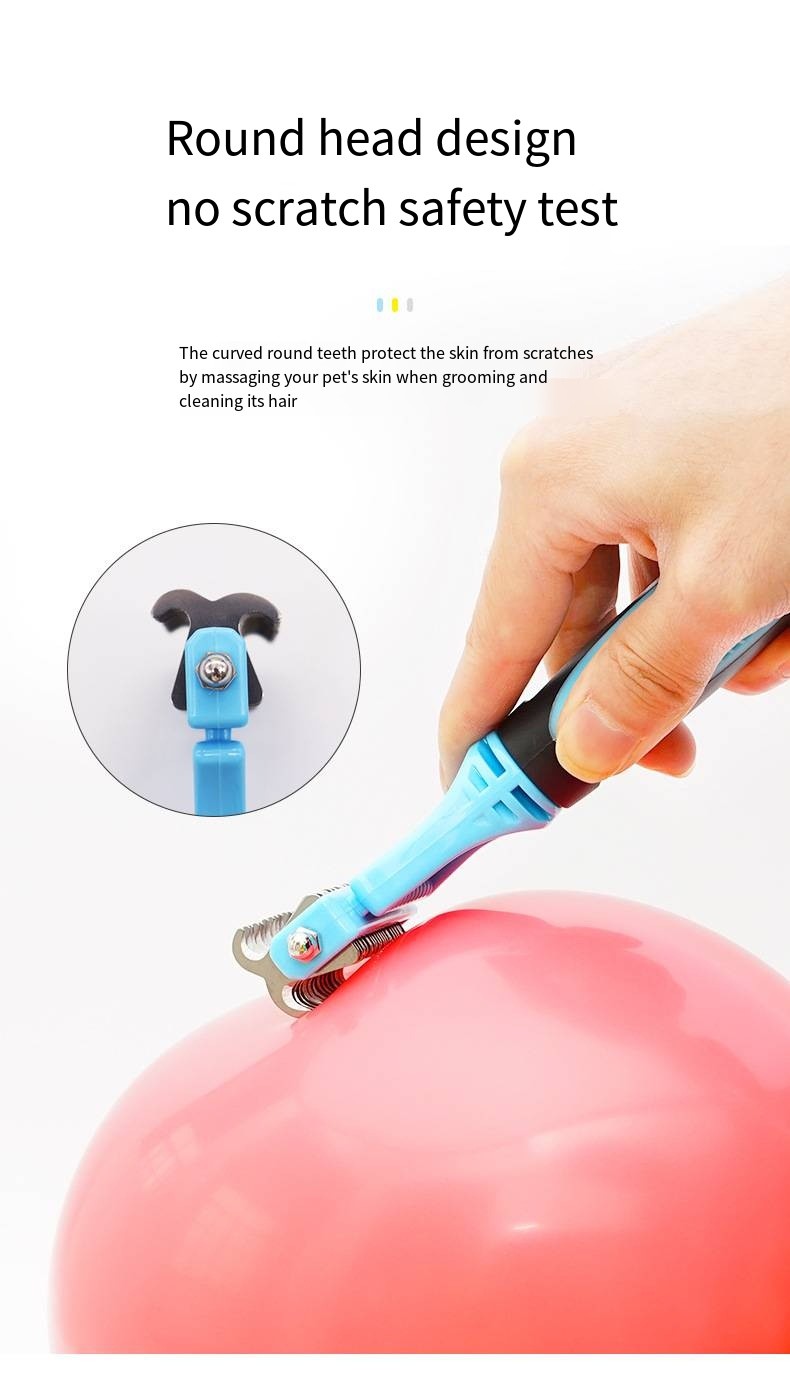 Pet Double-sided Stainless Steel Knot Brush For Dogs And Cats Skin-friendly Hair Remover Comb