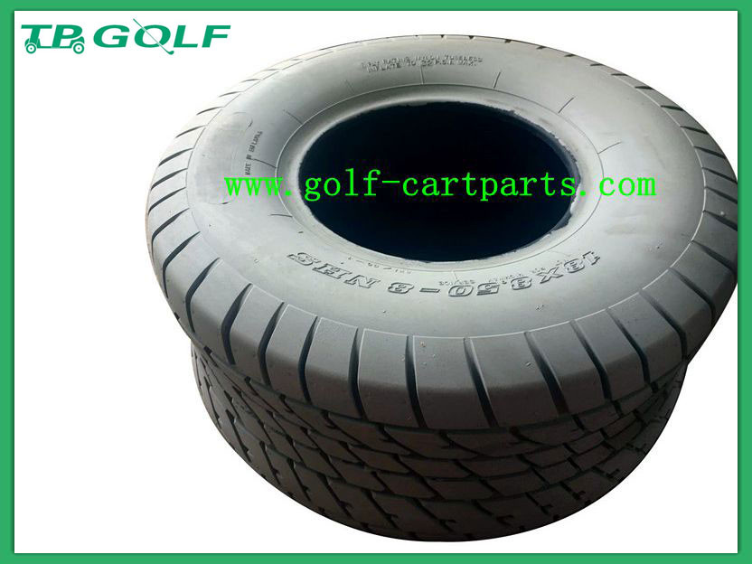 Commercial Solid Golf Cart Tires 18X8 5X8 Gray Color 195mm Width Long Service Life