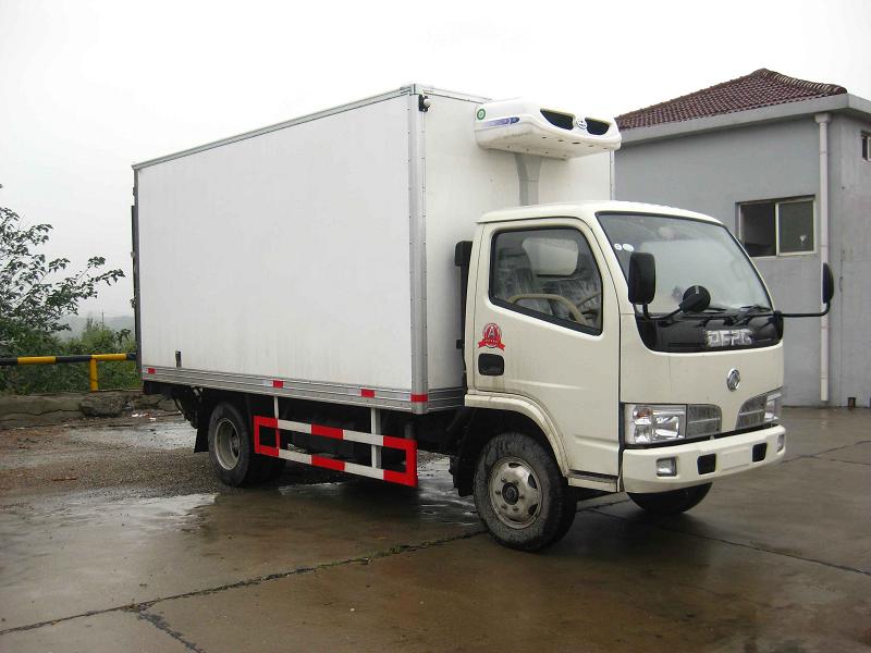 Mini 3T Refrigerated Truck Euro 3 95hp 4x2 Forward Shift Number 5 for Frozen Food