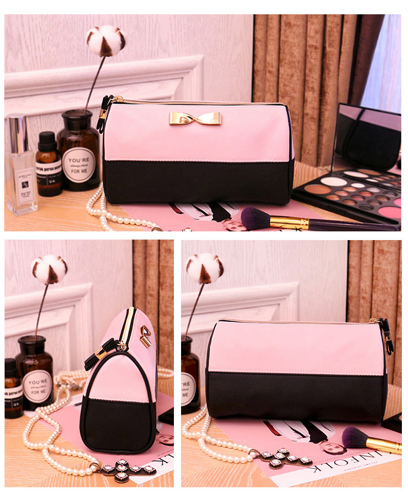 Woman PU Leather Travel Toiletry Bag For Daily Use