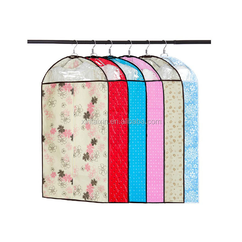 Non Woven Fabric Garment Dust Cover 100*70CM Waterproof Dustproof