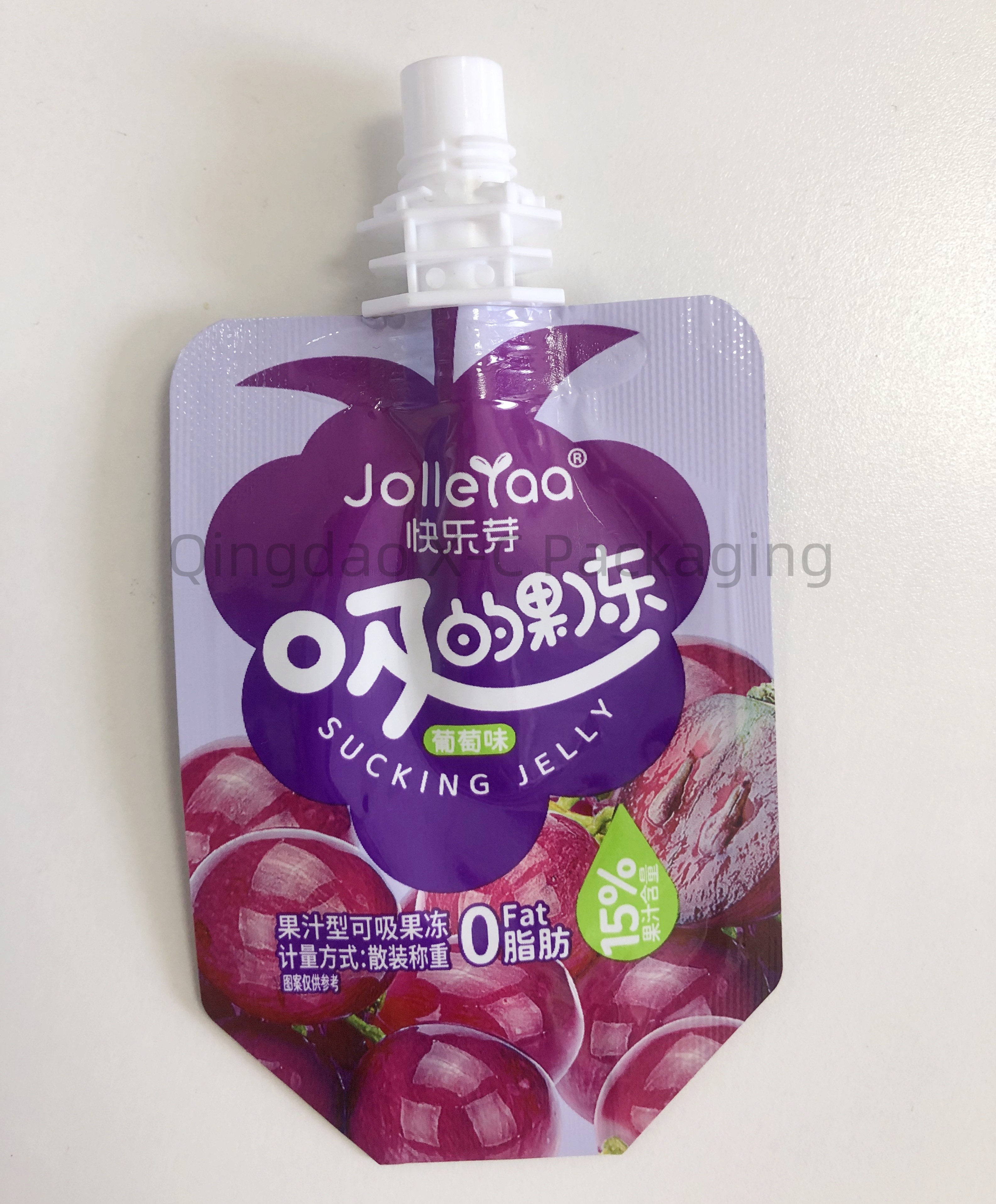 Liquid Packaging Stand Up Pouch With Nozzle , Heat Sealed Standing Spouted Bags