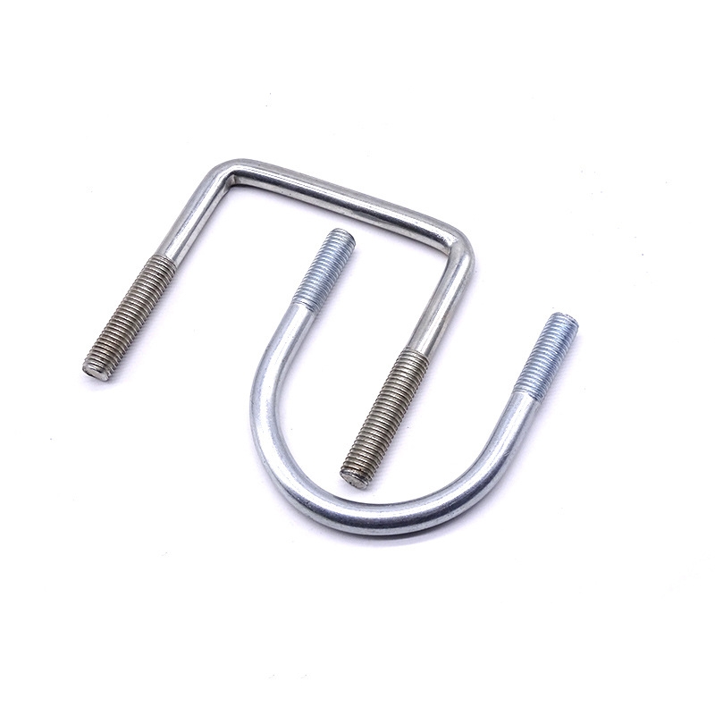 ZINC Finish U Bolt And Fastener For Customized Colors Bracket Shaped Structure