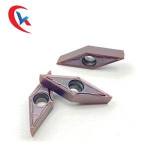 Buy cheap VBMT160404-MV Stainless Steel Finishing Tungsten Carbide Inserts PVD Coating product
