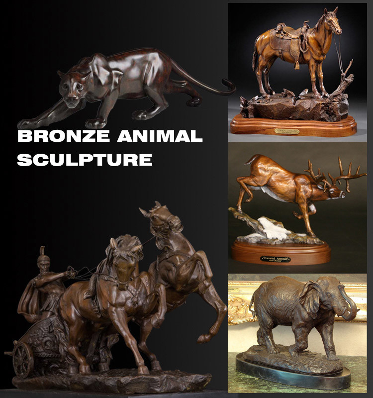 Outdoor / Indoor Cast Iron Animal Statues / Bronze Swan Sculpture