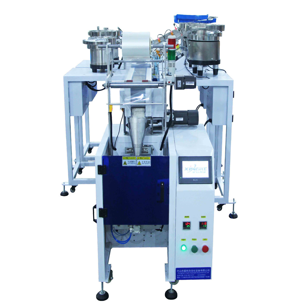 Automatic Mixing Products Screw Hardware Fastener Case Pouch Packing Machine