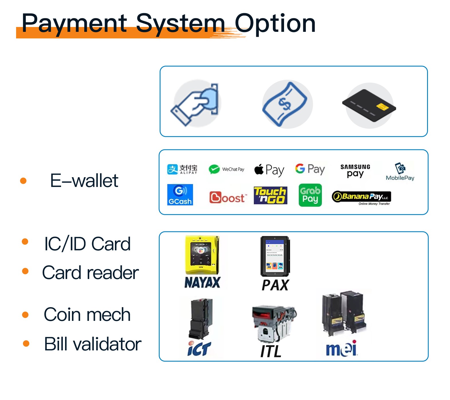Mini Snack Beverage Small Item Vending Machine payment system options