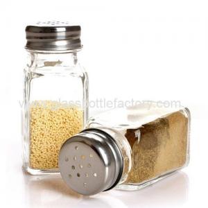 Buy cheap 80ml Clear Spices Glass Jar With Lid product