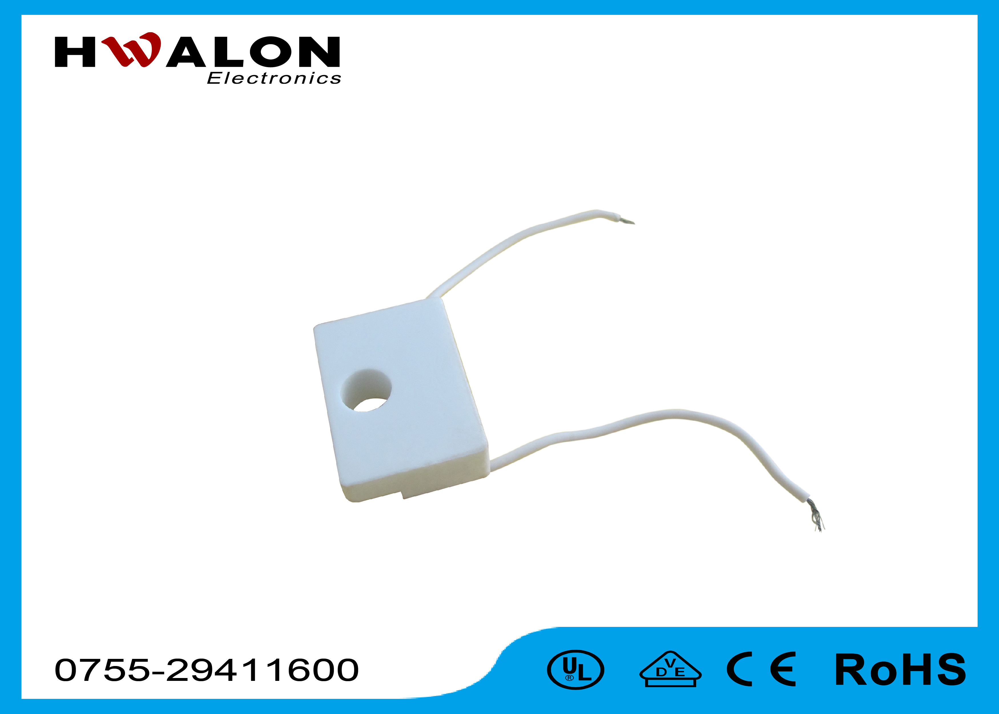 Thermistor Positive Temperature Coefficient Ptc Ceramic Heater For Liquid Or Mat Mosquito Vaporizer