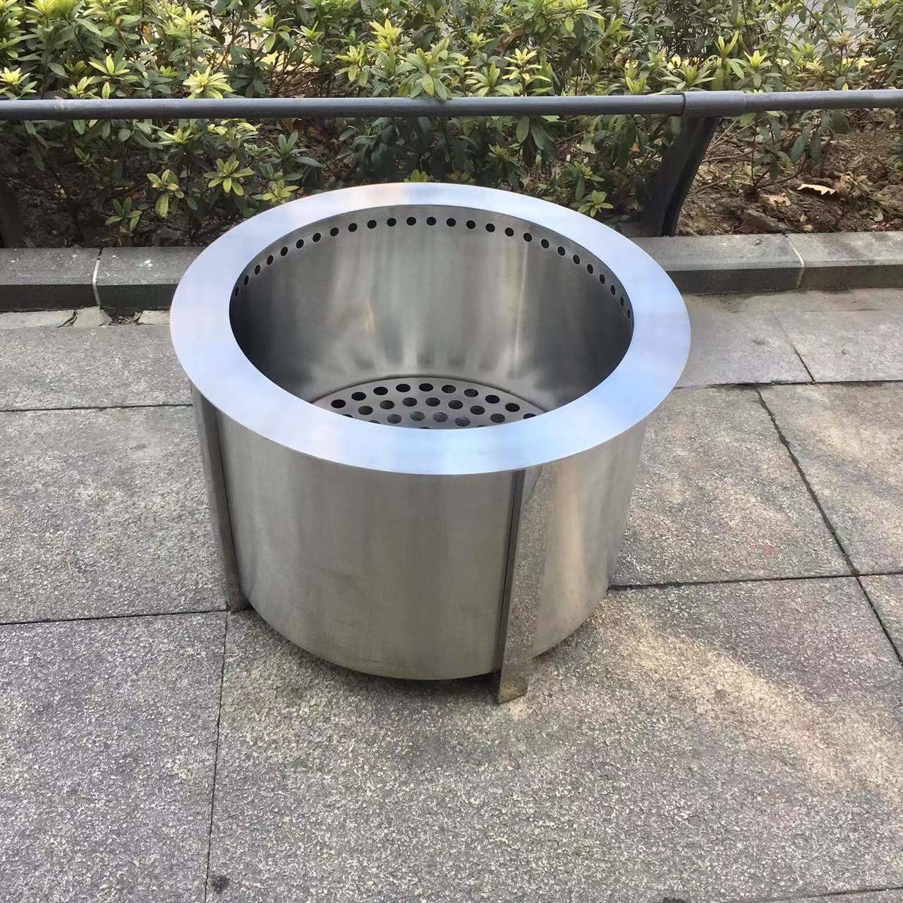 Ss 304 Portable Smokeless Bonfire Fire Pit 22 Inch Outdoor Stove