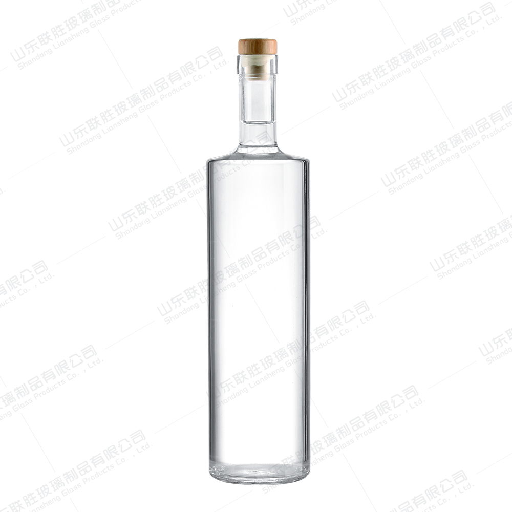 OEM ODM Acceptable 500ml Vodka Spirit Whisky Wine Glass Bottle For Liquor