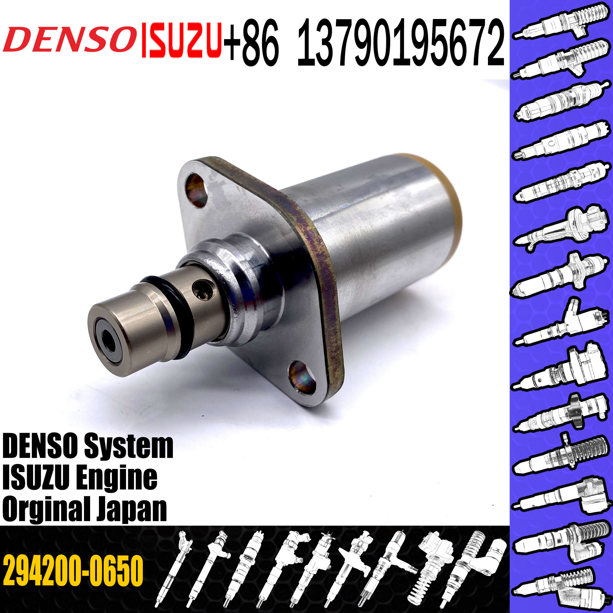 Fuel Pump Suction Control Valve 294200-0650 8-98043687-0 For ISUZU
